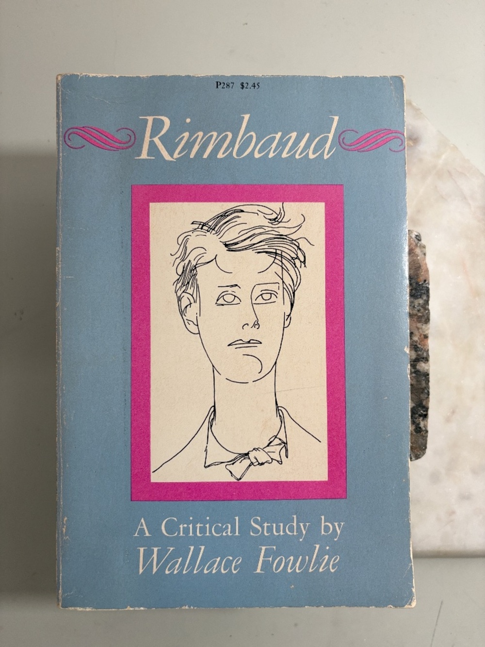 Rimbaud A Critical Study by Wallace Fowlie Vintage Paperback Literary Criticism